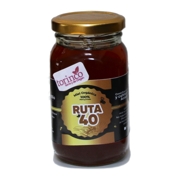 Ruta 40, miel de abejas 100% pura y cruda, contenido 225 gr